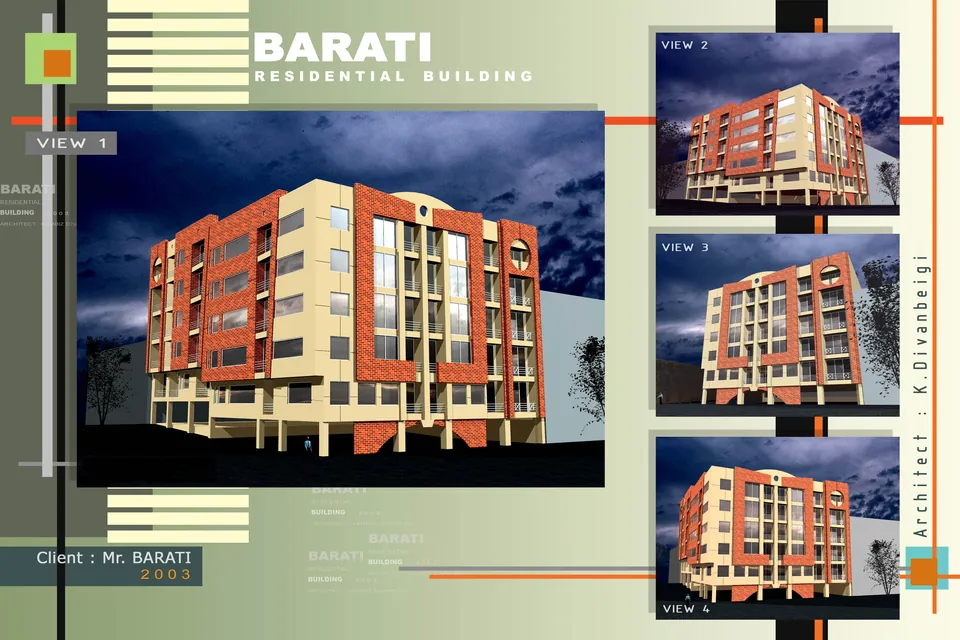 Barati, residential building, 2003